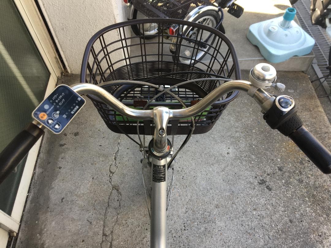 地域限定送料無料　ビビ　LS　12AH　軽量モデル　シルバー　神戸市　電動自転車