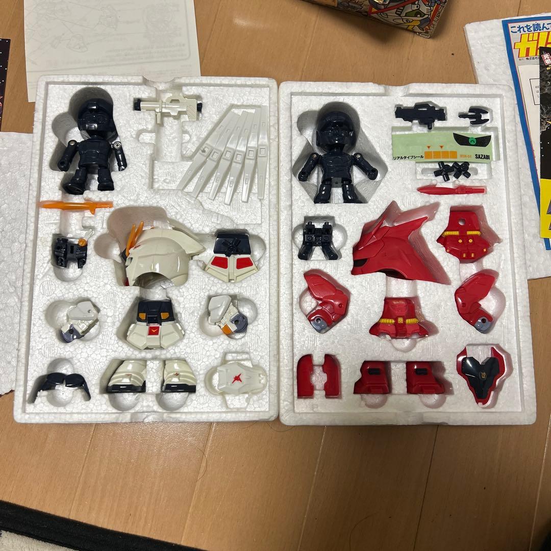 ガンプラ SDガンダム ガンダムクロス サザビー νガンダム 当時品