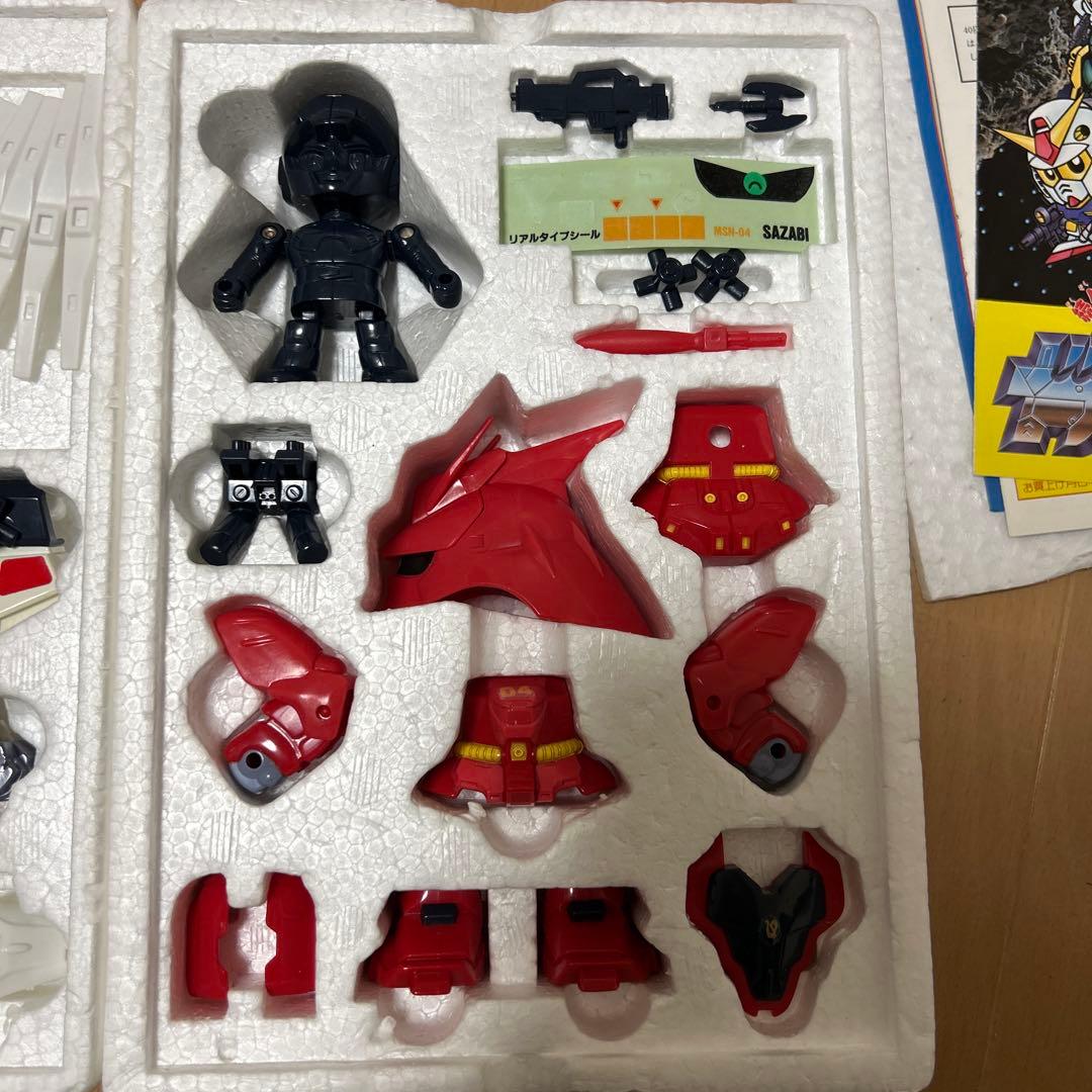 ガンプラ SDガンダム ガンダムクロス サザビー νガンダム 当時品
