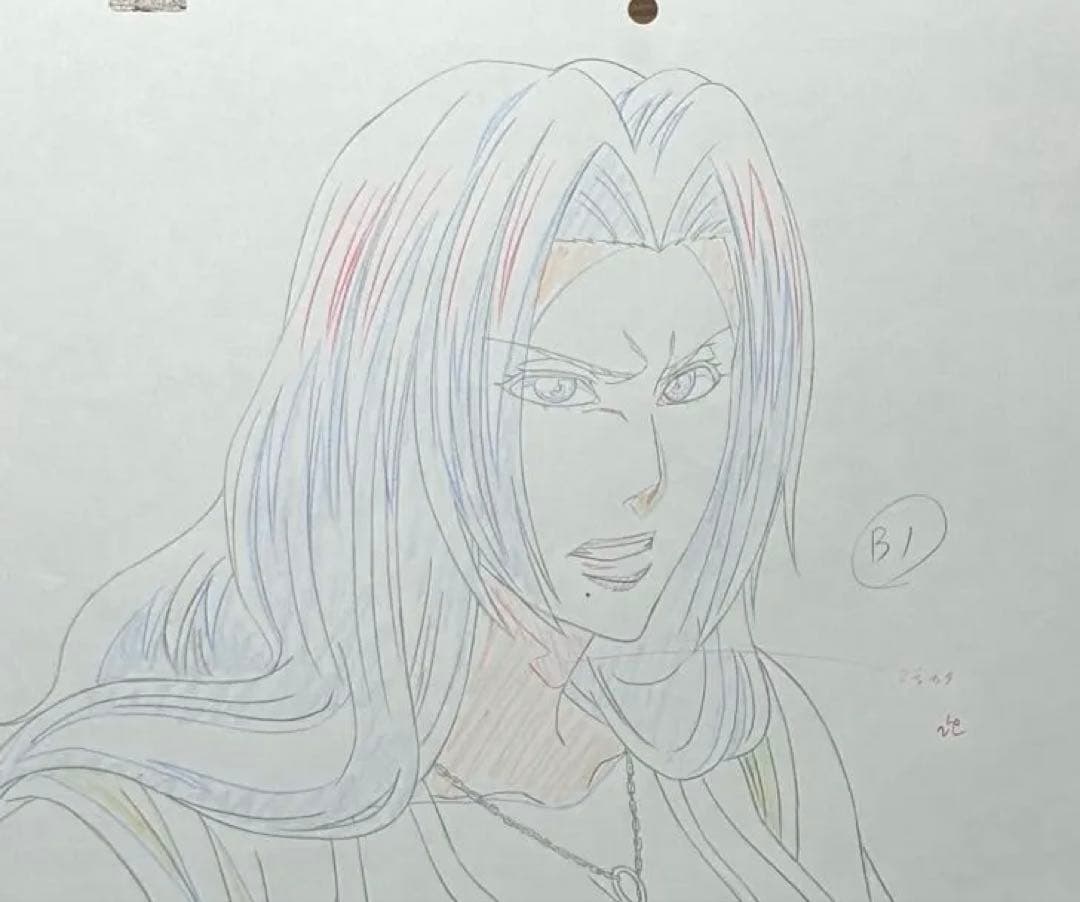 BLEACH 松本乱菊　セル画　アニメ　直筆レイアウト