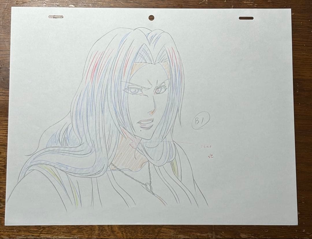 BLEACH 松本乱菊　セル画　アニメ　直筆レイアウト