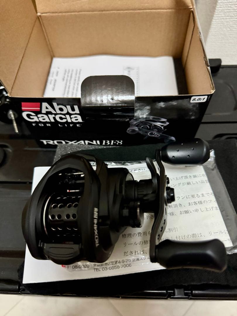 新品 アブ ロキサーニ BF8 替えスプール付き