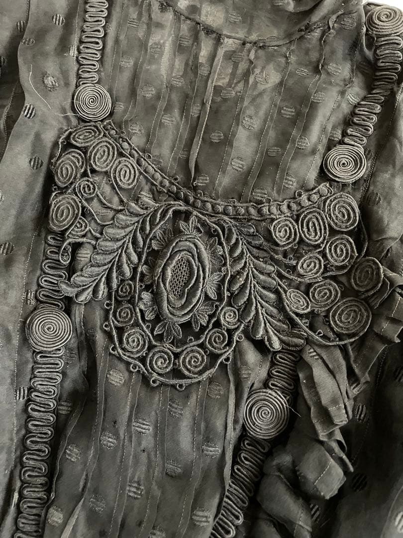 ♡ヴィクトリア朝 シルク ボディス♡フランスアンティークブラウス