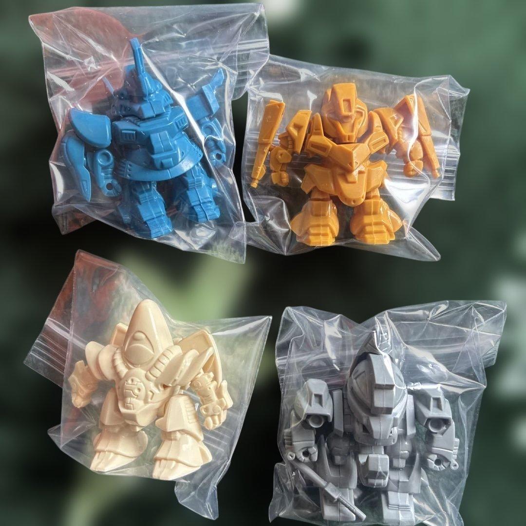 【昭和レトロ】　機動戦士ガンダム　ガン消し　ディフォルメシリーズ　当時物