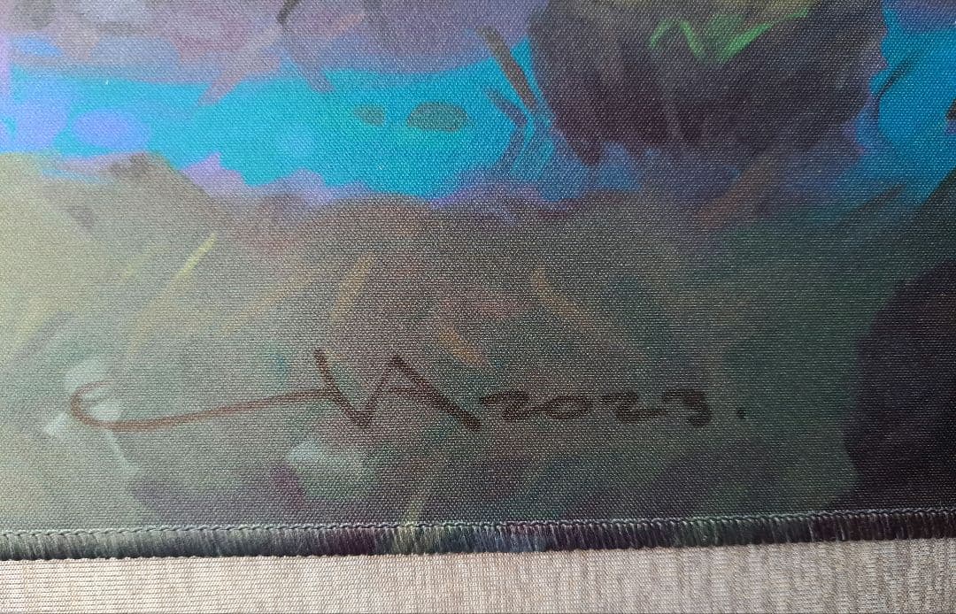 基本沼 プレイマット Victor Adame Minguez サイン入り