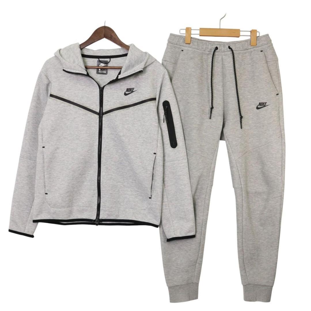 1/30迄 NIKE テックフリース スウェット上下 グレーL
