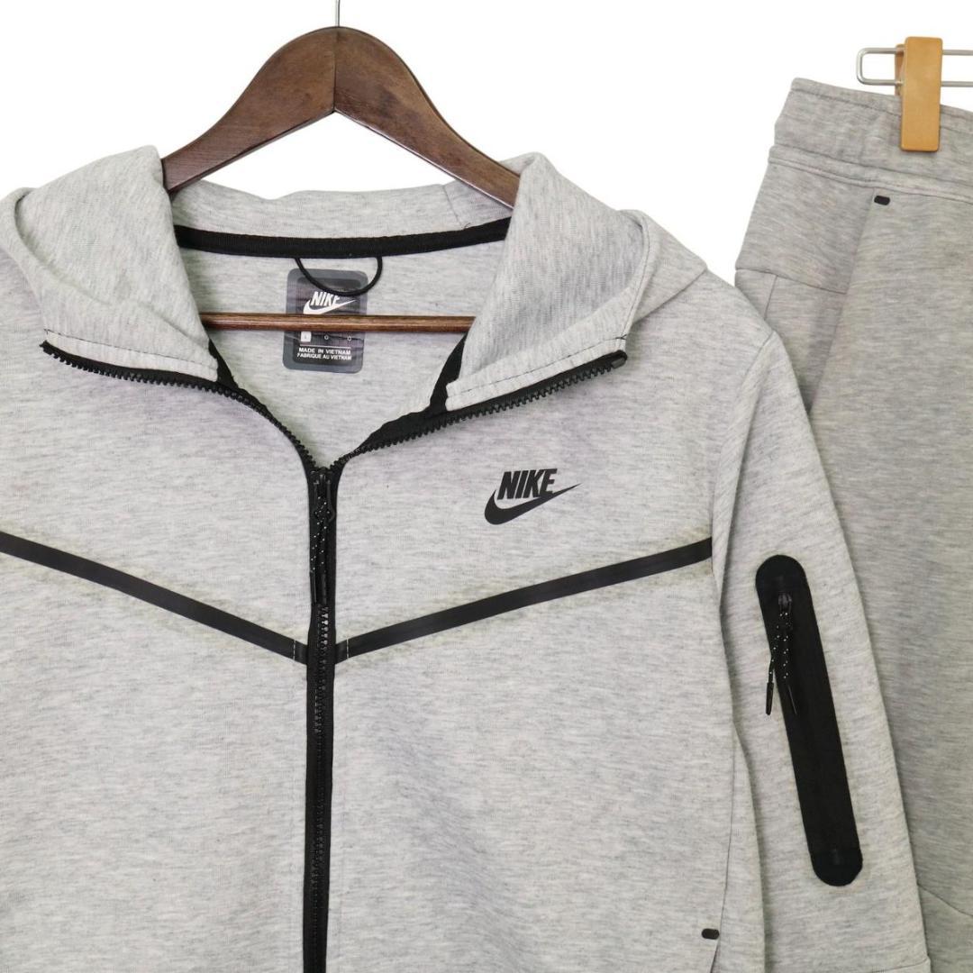 1/30迄 NIKE テックフリース スウェット上下 グレーL