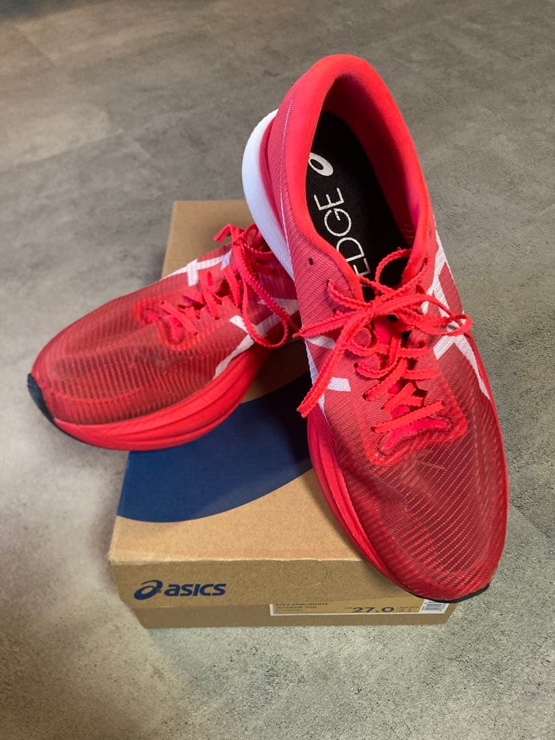 asics メタスピードエッジプラス　27.0cm 箱付き