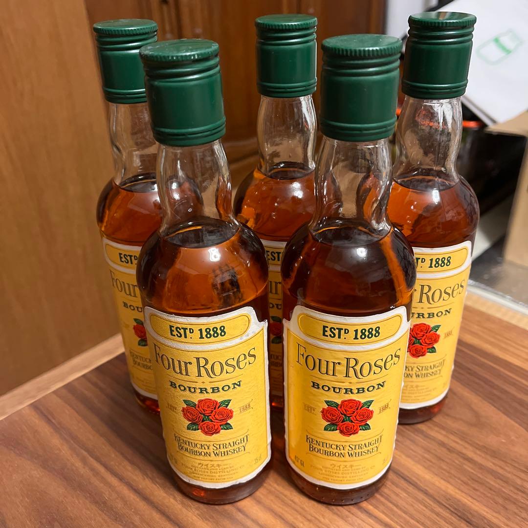Four Roses バーボン 350ml 5本セット