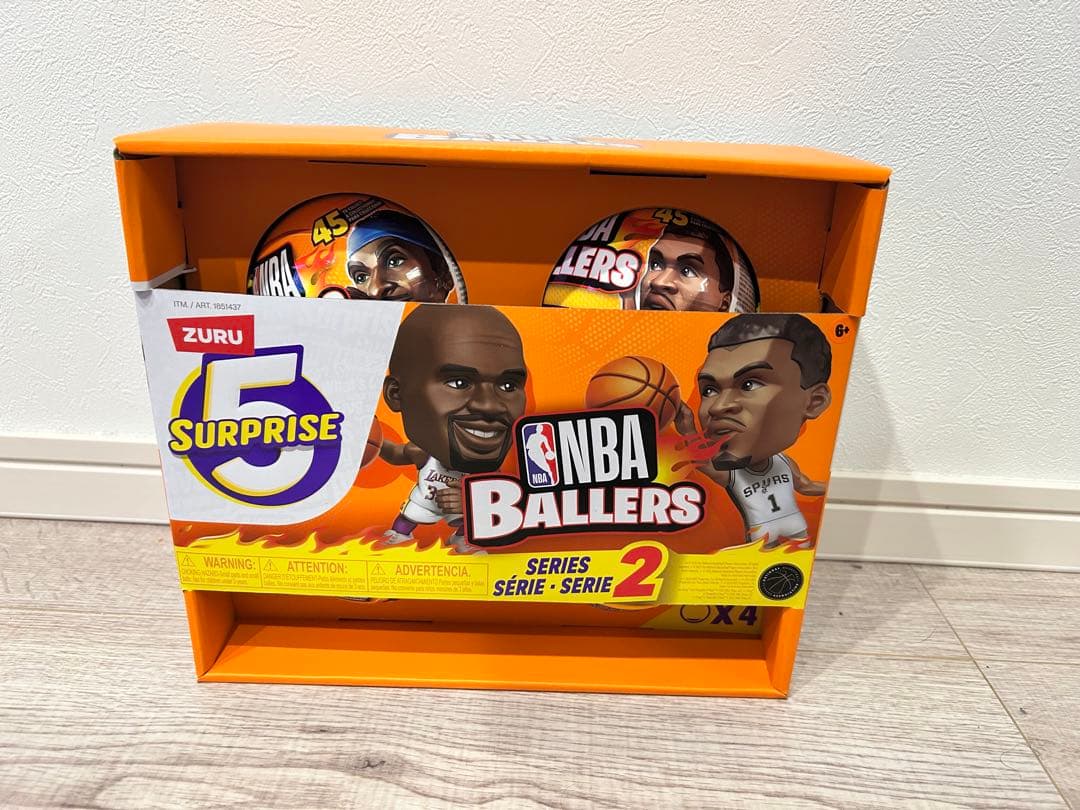 5サプライズシリーズ2 NBAボウラーズ　4個セット　おまけ付き（ハーフコート）