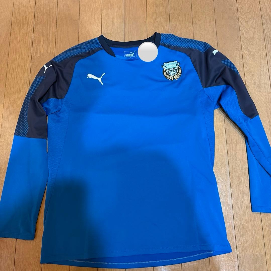 Puma 青 長袖 サッカーウェア フロンターレ