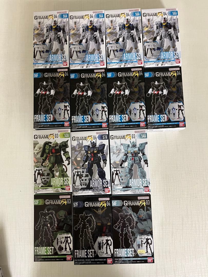 【まとめ売り】ガンダム　GフレームFA　64点　GUNDAM　GFRAME FA
