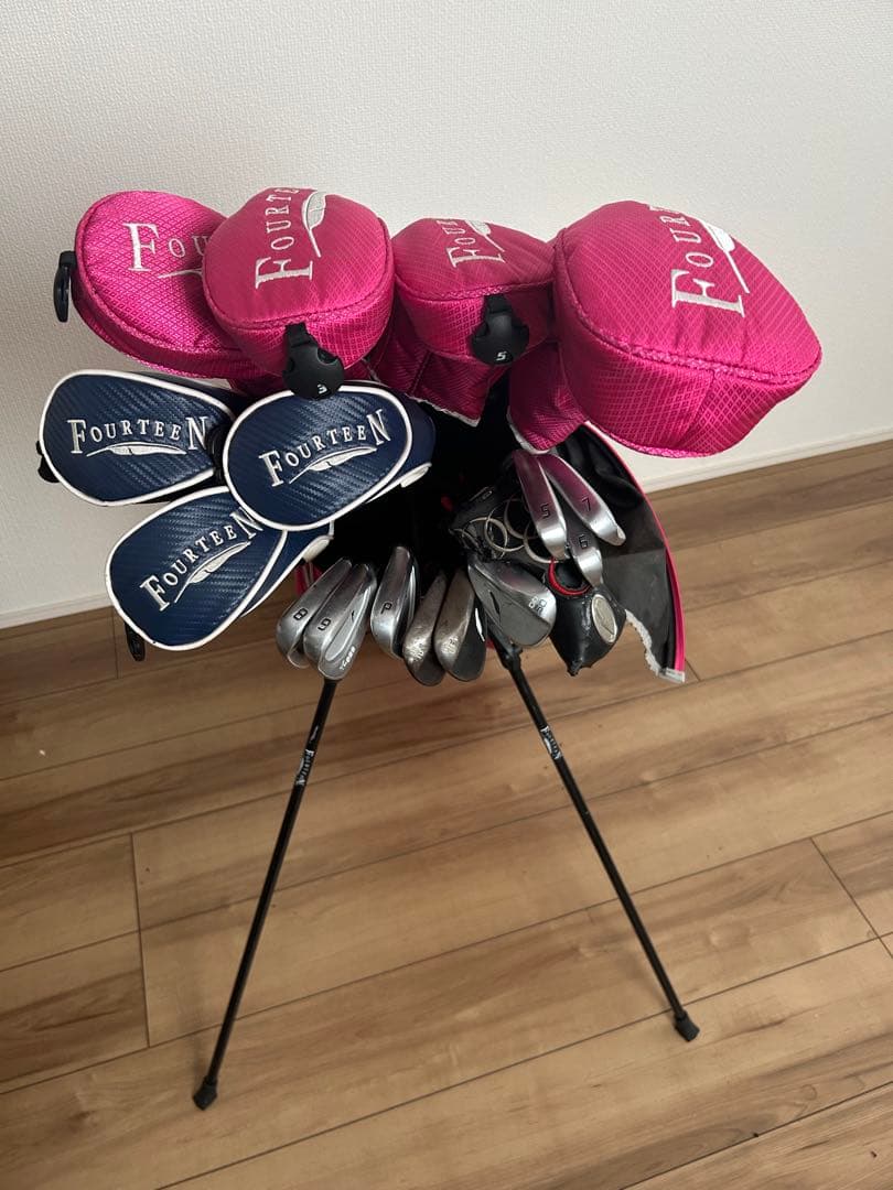 Fourteen ゴルフクラブセット ピンク オールフォティーン 愛用者必見