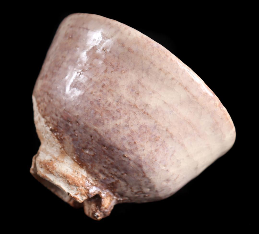 人間国宝 十代 三輪休雪 萩 茶碗 共布 共箱 茶道具