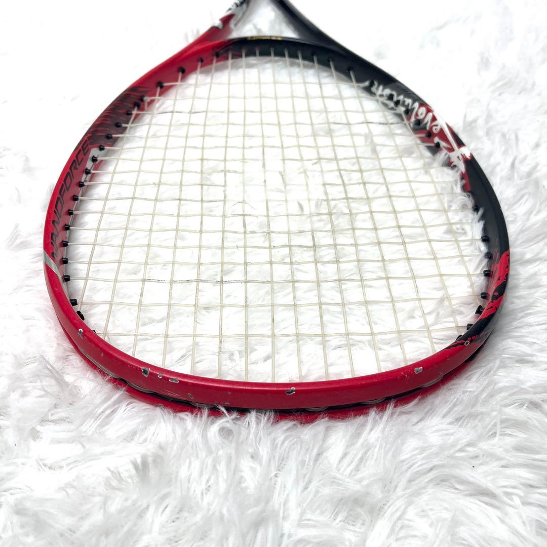 【美品】ヨネックス ナノフォース8v REV カスタムフィット ソフトテニス 赤
