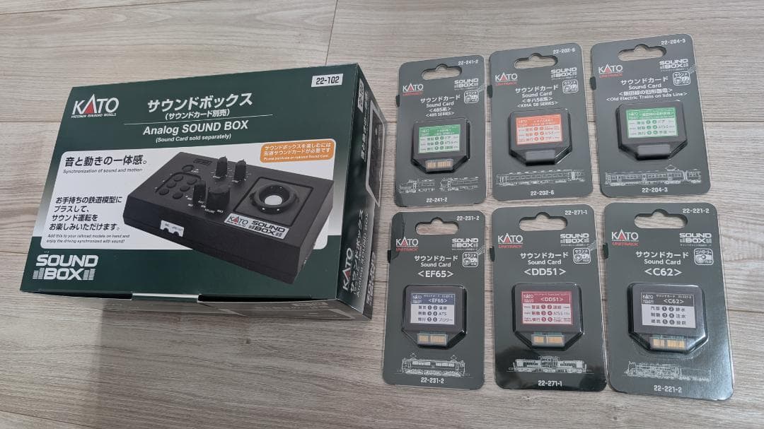 KATO サウンドボックス(22-102)　カード6枚付き