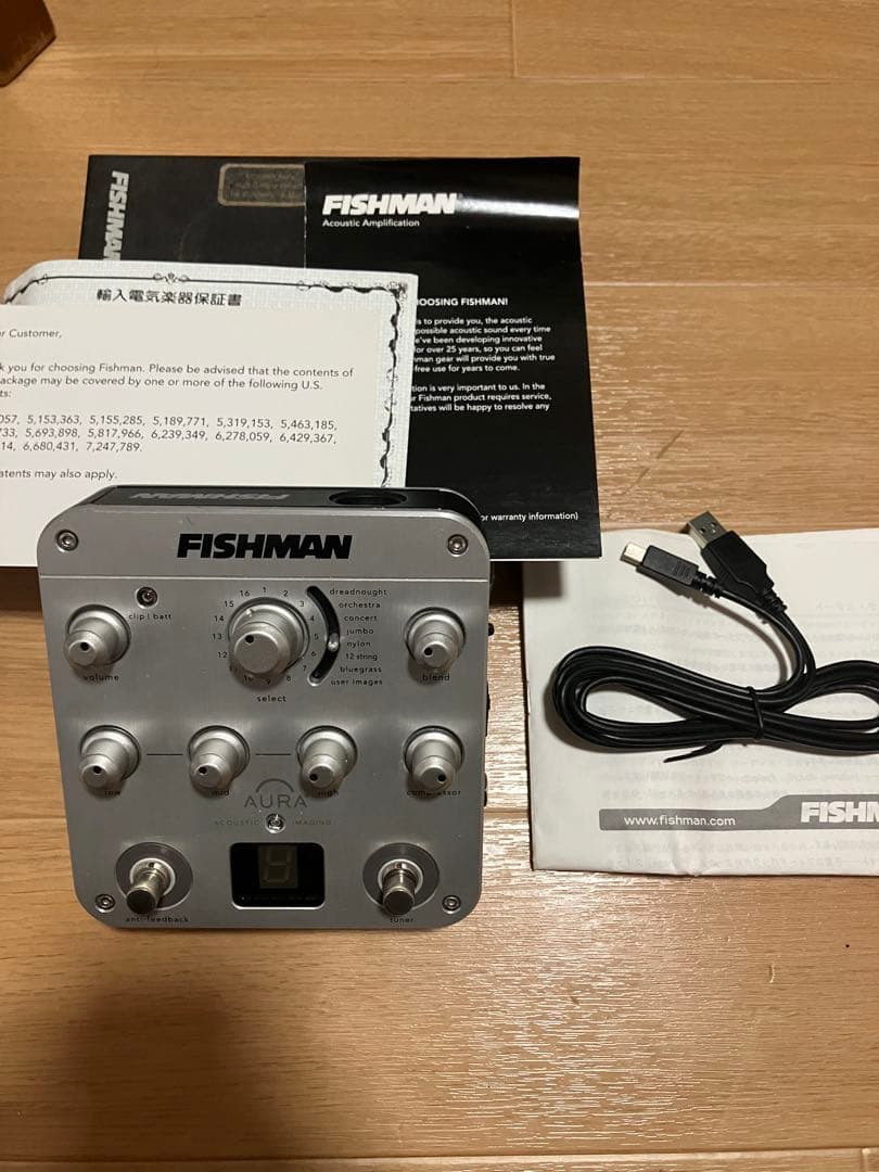 Fishman aura spectrum diアコースティックエフェクター