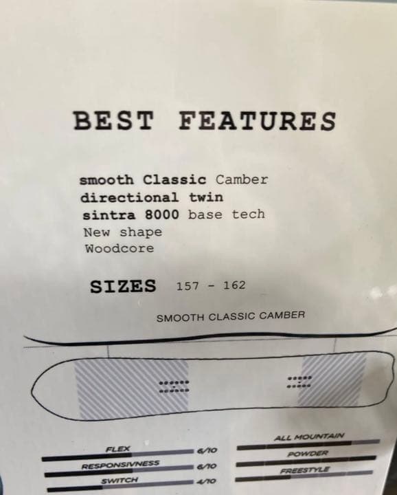 DRAKE ドレイク Cocktail コックテール 157cm 新品 パウダー