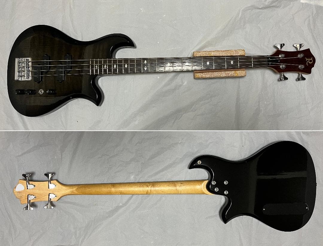 B.C.Rich Eagle BASS　シースルーブラック虎目　DIMARZIO