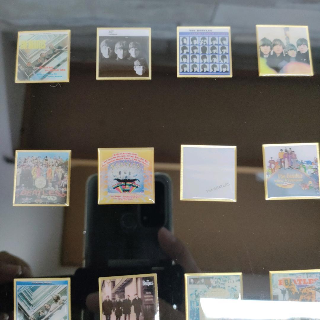 希少 限定 1000 THE BEATLES LP ジャケット ピンズ フレーム