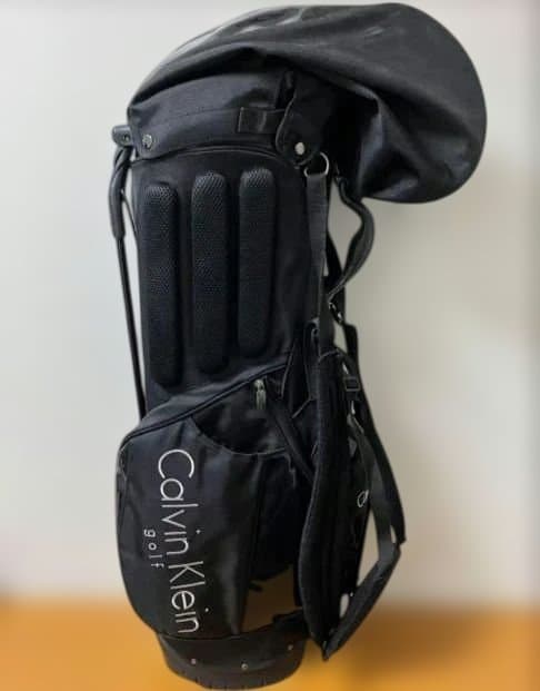   ゴルフ キャディバッグ スタンド式 ブラック