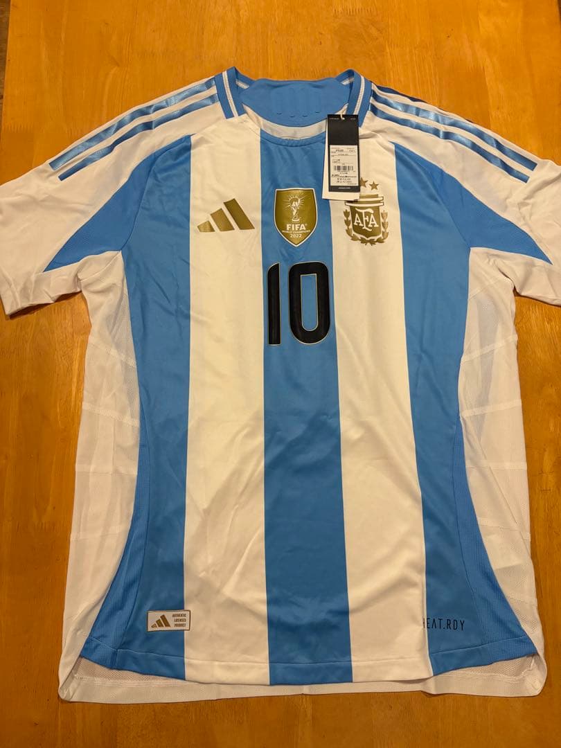 最安値 正規品 新品 オーセン アルゼンチン代表 24/25 メッシ L