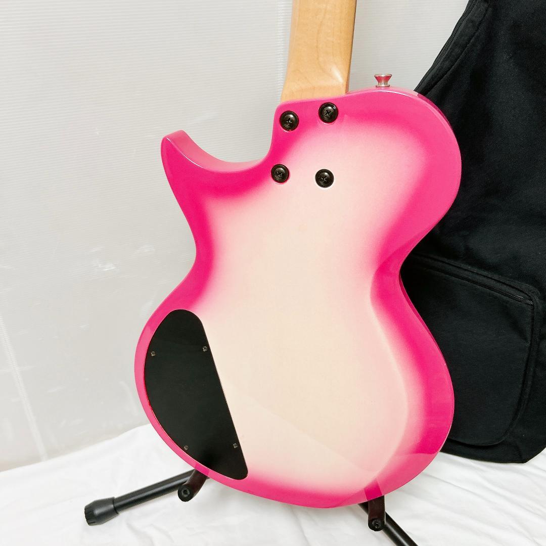 美品 Burny バーニー Lespaul Custom レスポール ピンク