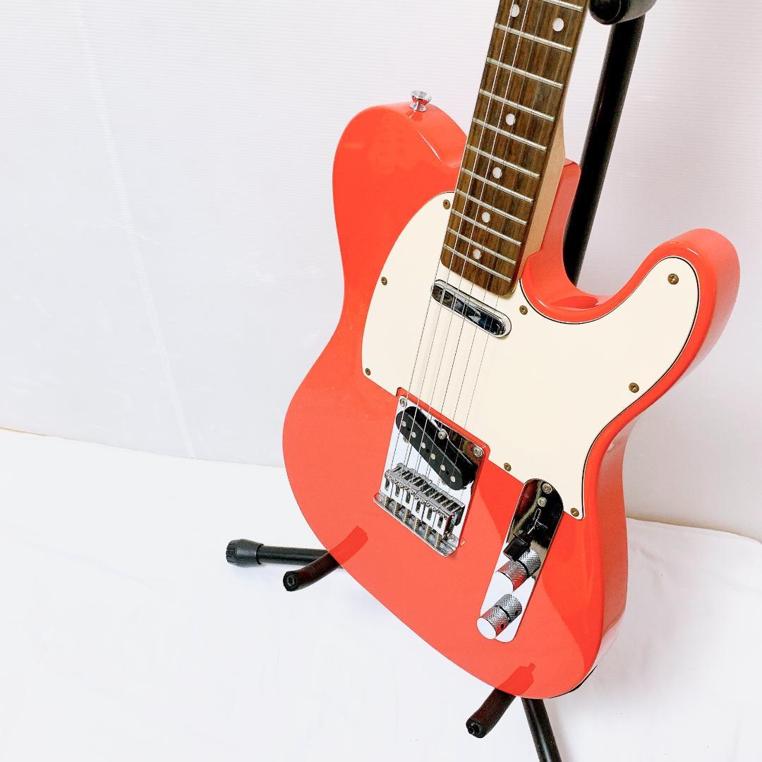 美品 Squier スクワイヤー Telecaster テレキャスター オレンジ