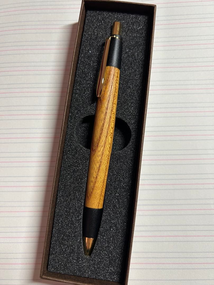 R.heihel 欅 シャーペン 0.5 真鍮 木製 ボナンペン