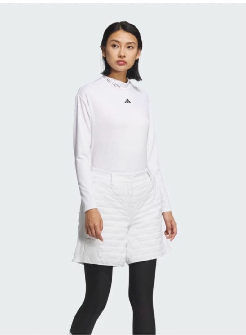 未使用adidas ダンボールニットフーディー　キルティングハーフパンツ