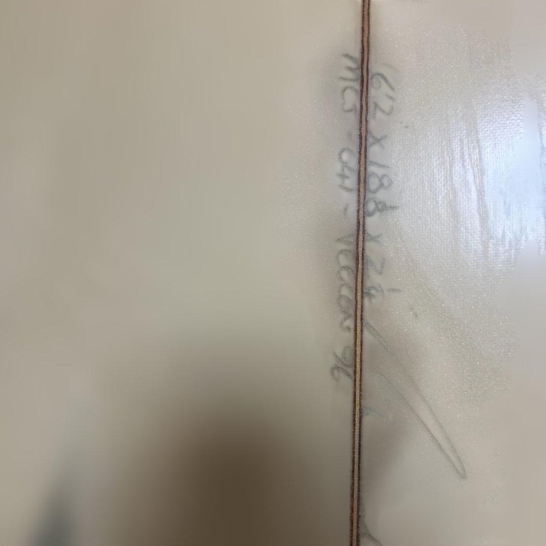 モーリス・コールサーフボード6.2x 18 3/4 x 2 3/4