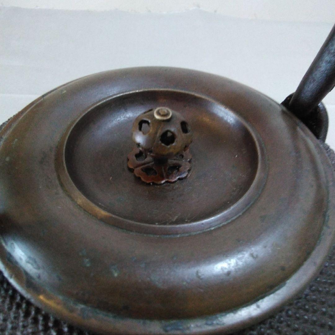 鉄瓶　▪　茶道具▪　鋳金仕上げ ▪　アンティーク　▪　美品