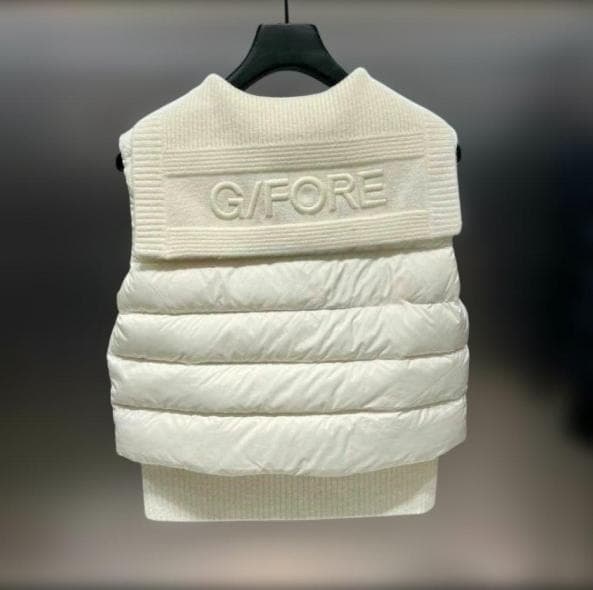 G/FORE ゴルフ レディース ダウン ニット 切替 セーラーカラー 秋冬