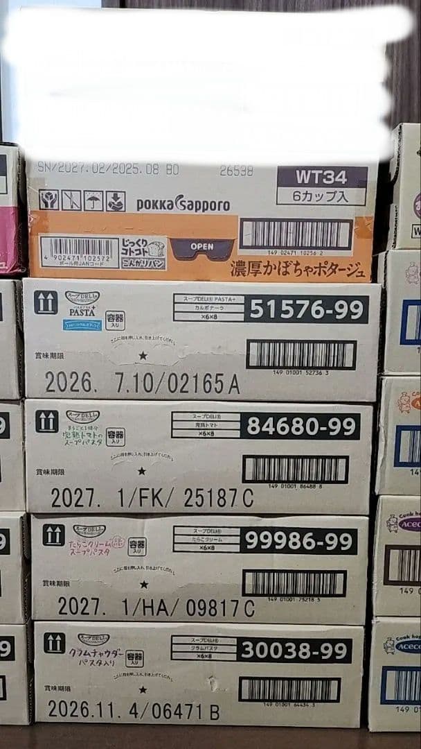 スープDELI スープはるさめ　じっくりことことポタージュ　とん汁　15箱