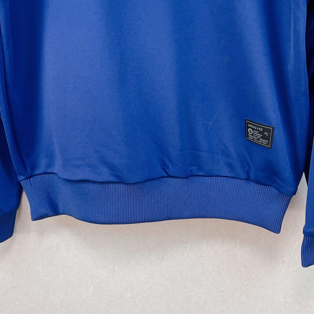 【新品未使用 アルチビオ】メンズピカピカロゴ機能素材クルー長袖プルオーバー46号