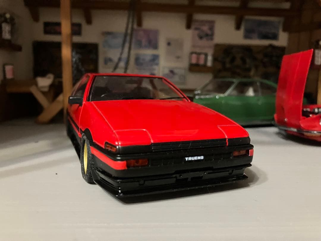 国産名車コレクション 1/24 スプリンター トレノ　スポイラー付き