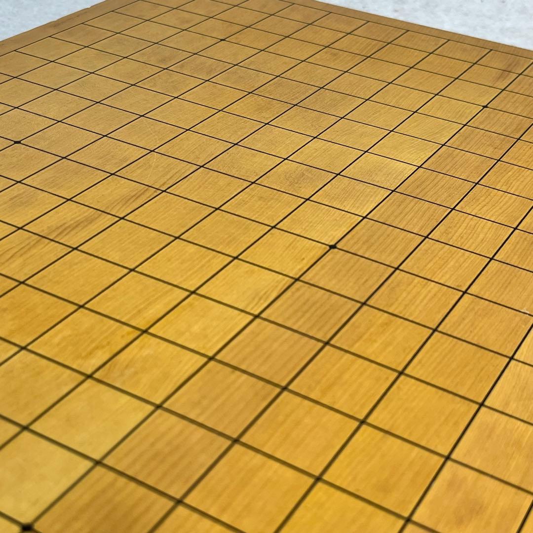 卓上碁盤 碁盤 2寸 20号 囲碁盤 柾目 ハギ ハギ盤 天地柾目