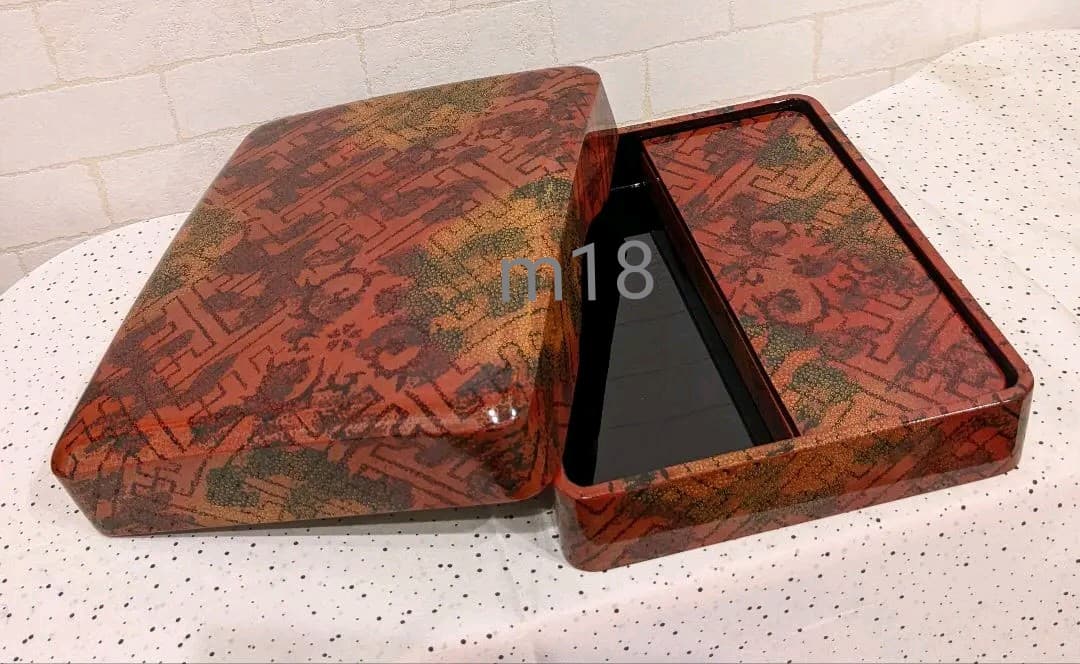 津軽塗 錦塗 書籍箱 最高級品　　　　　　　　　　　☆お値下げ中☆