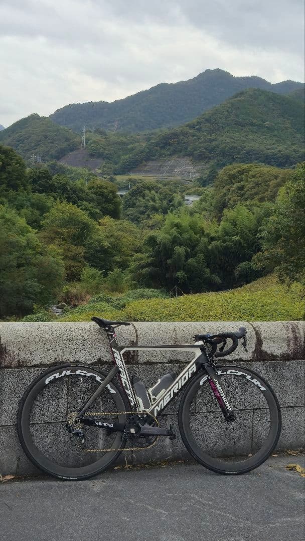 MERIDA REACTO TEAM E フレームのみ【新城幸也サイン入り】