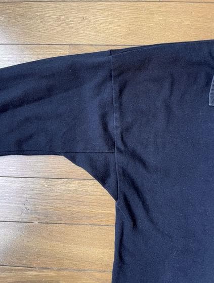 90s Canterburyカンタベリー 黒 L 無地 ブランク ラグビーシャツ