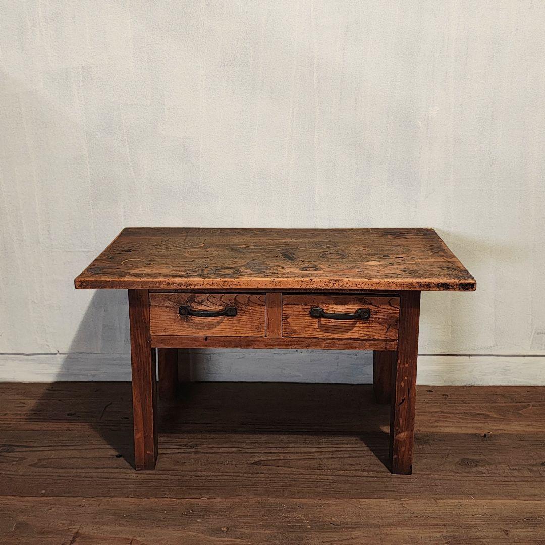 文机　小引き出し　座卓　昭和レトロ　古家具