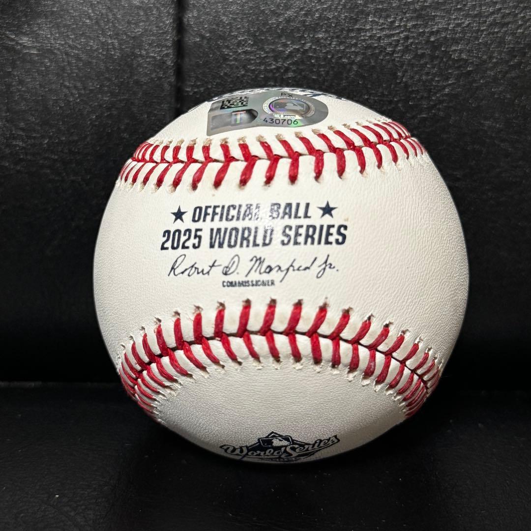 ドジャース ミゲル ロハス 直筆サイン 25 WS Champs ボール