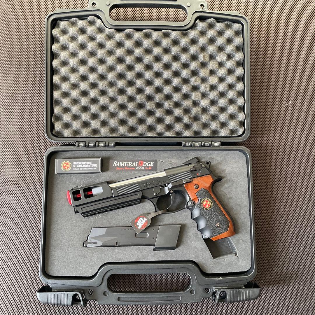 バイオハザード　サムライエッジ　バリー・バートンモデル　ガスブローバック　極美品