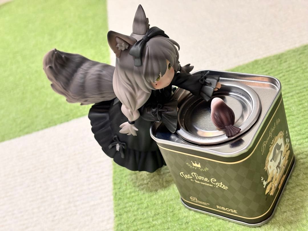 RIBOSE ティータイムキャッツ　リー・ハウ　フィギュア