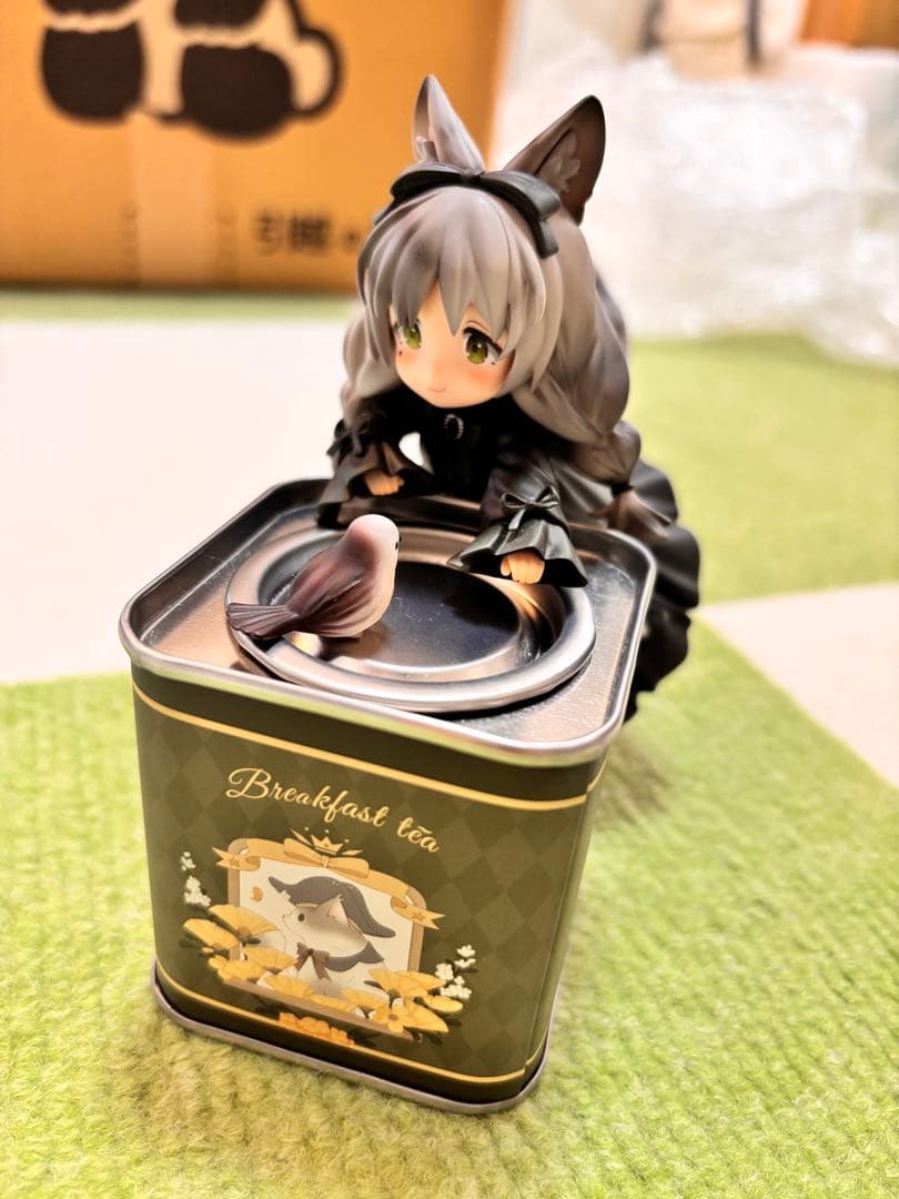 RIBOSE ティータイムキャッツ　リー・ハウ　フィギュア