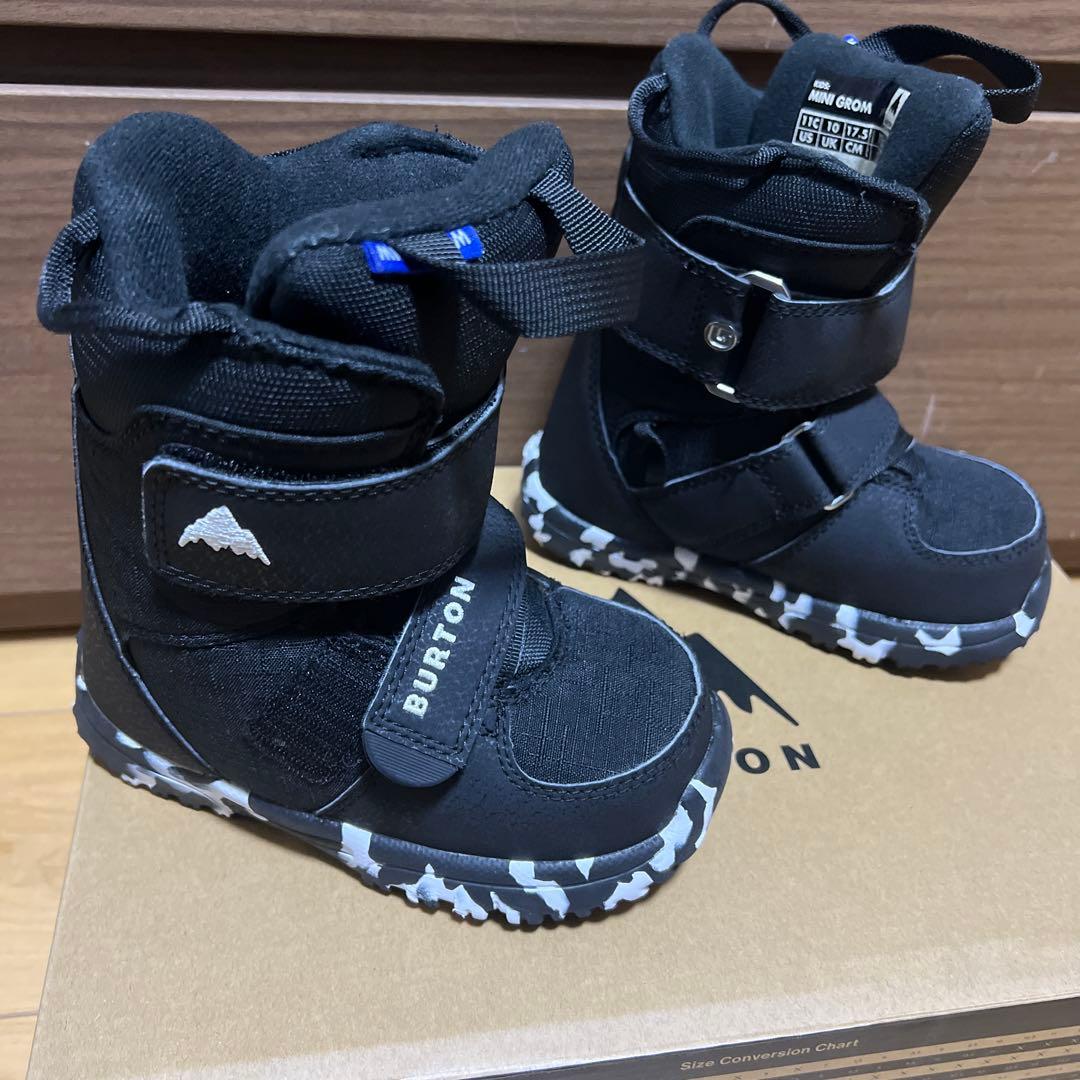 Burton Mini Grom 子供用スノーボードブーツ 11C 17.5cm