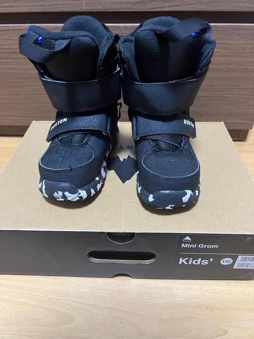 Burton Mini Grom 子供用スノーボードブーツ 11C 17.5cm