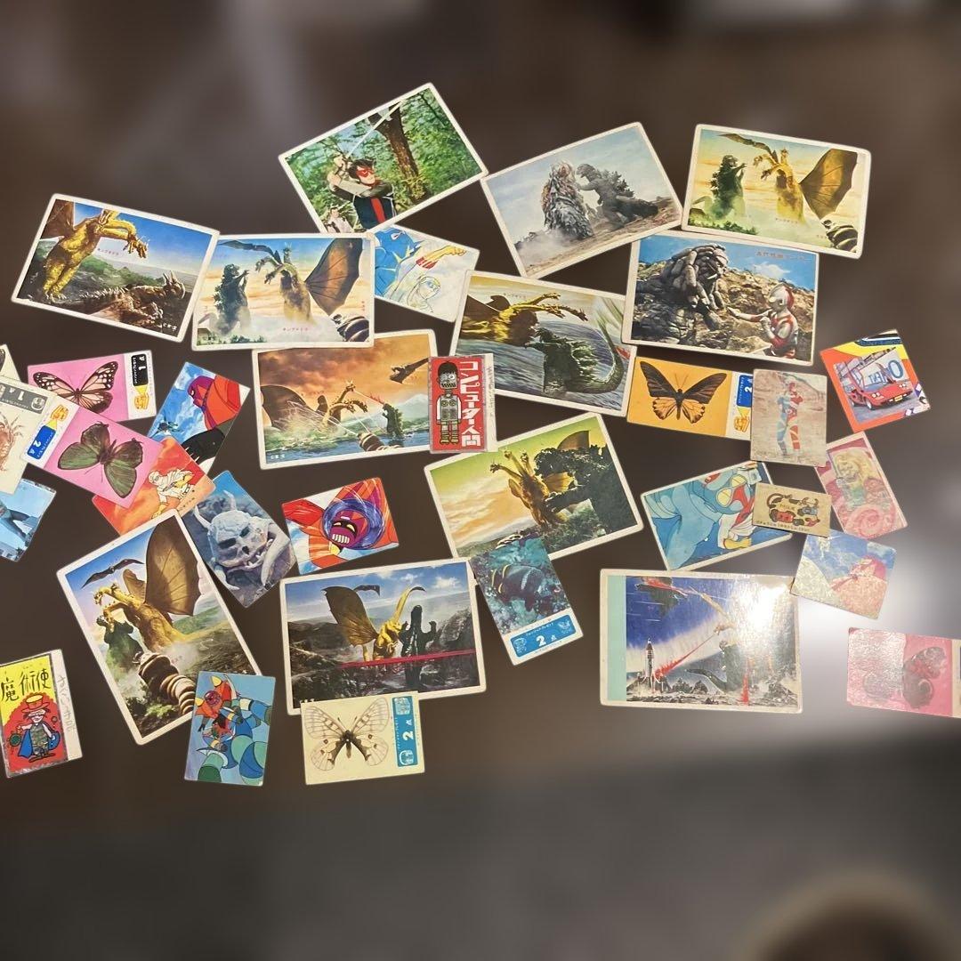 昭和30年代後半～40年代前半向け★東映★ゴジラ多め★蝶★カードコレクション