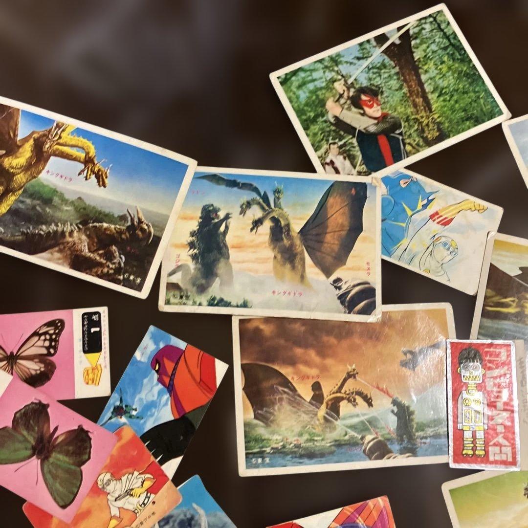 昭和30年代後半～40年代前半向け★東映★ゴジラ多め★蝶★カードコレクション