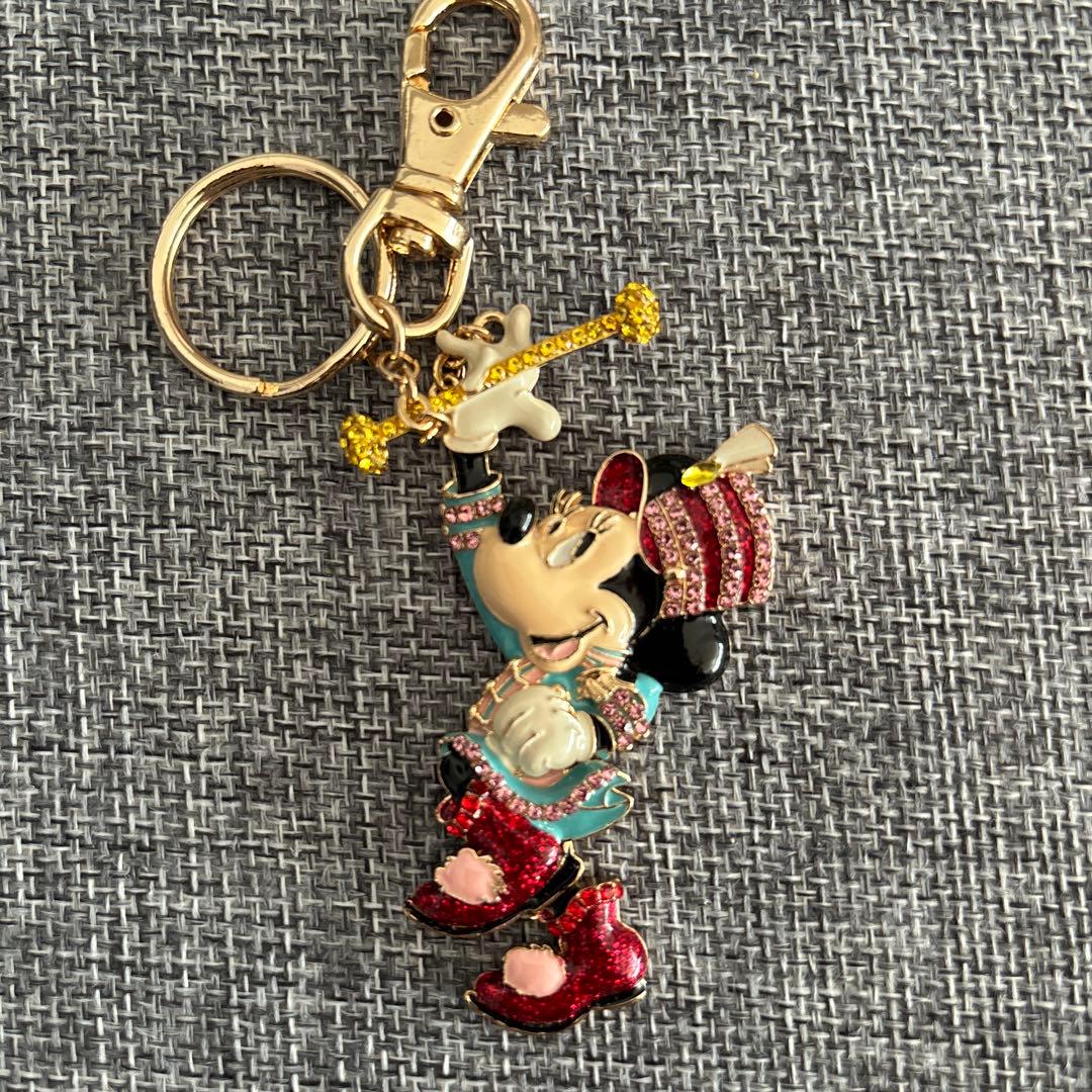 ミニーマウス ストラップ キーホルダー　Disney BaubleBar